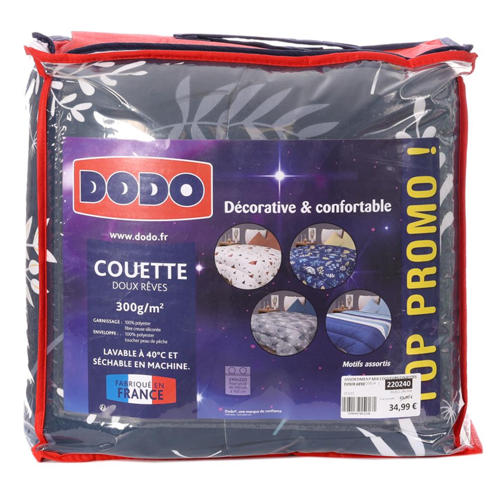 Couette Bleu Dodo Doux Rêve 220x240 pas cher