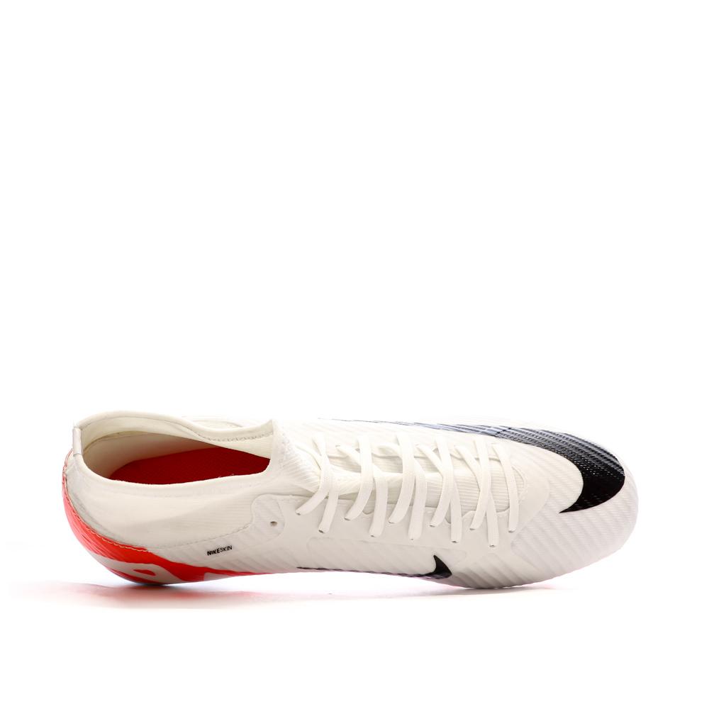 Chaussures de Foot Blanc/Rouge Homme Nike Zoom Superfly 9 Academy FG/MG vue 4