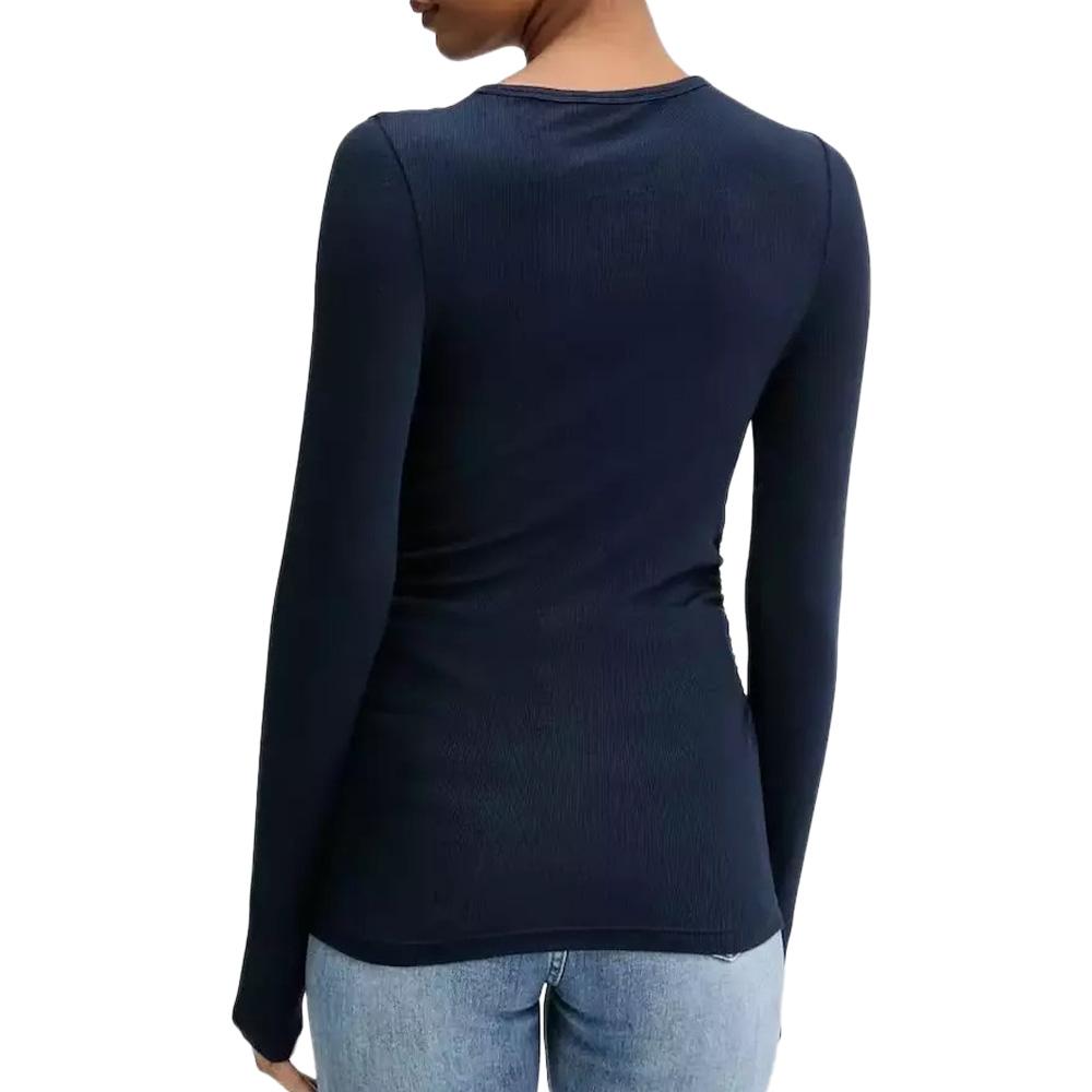 T-shirt Marine Femme Tommy Hilfiger Tjw Slim Ruched vue 2