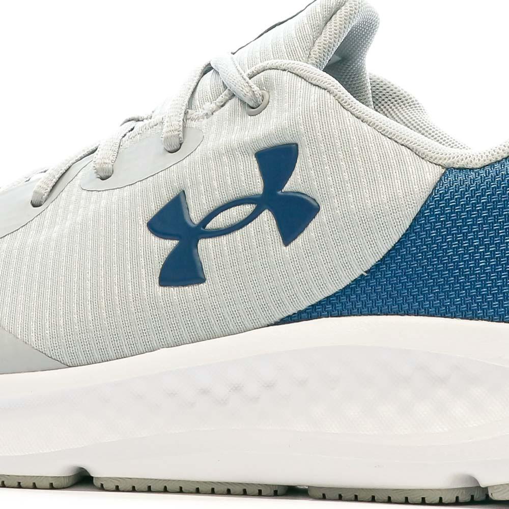 Chaussures de Running Blanc/Bleu Homme Under Armour Charged Pursuit 3 Tech vue 7