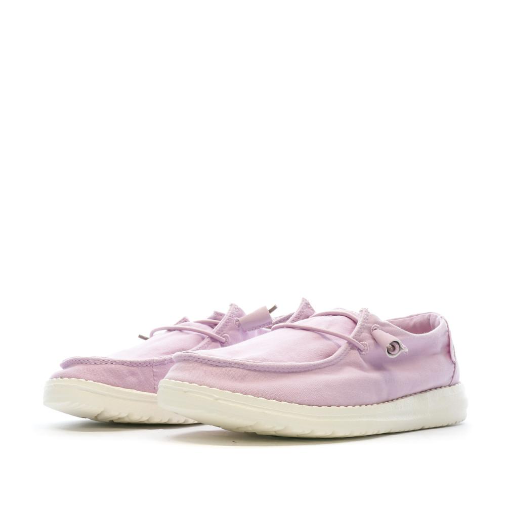 Chaussures Mauve Femme Hey Dude Wendy vue 6