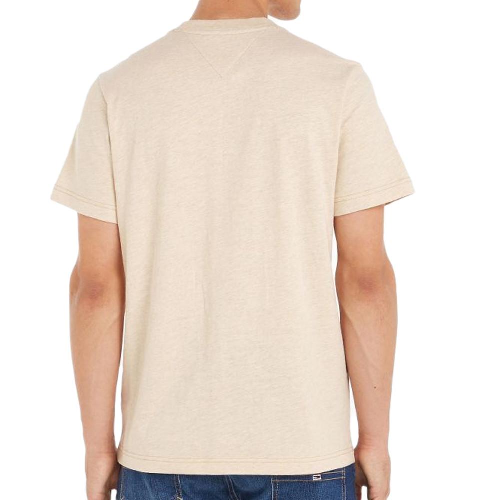 T-shirt Beige Homme Tommy Hilfiger Heathered vue 2