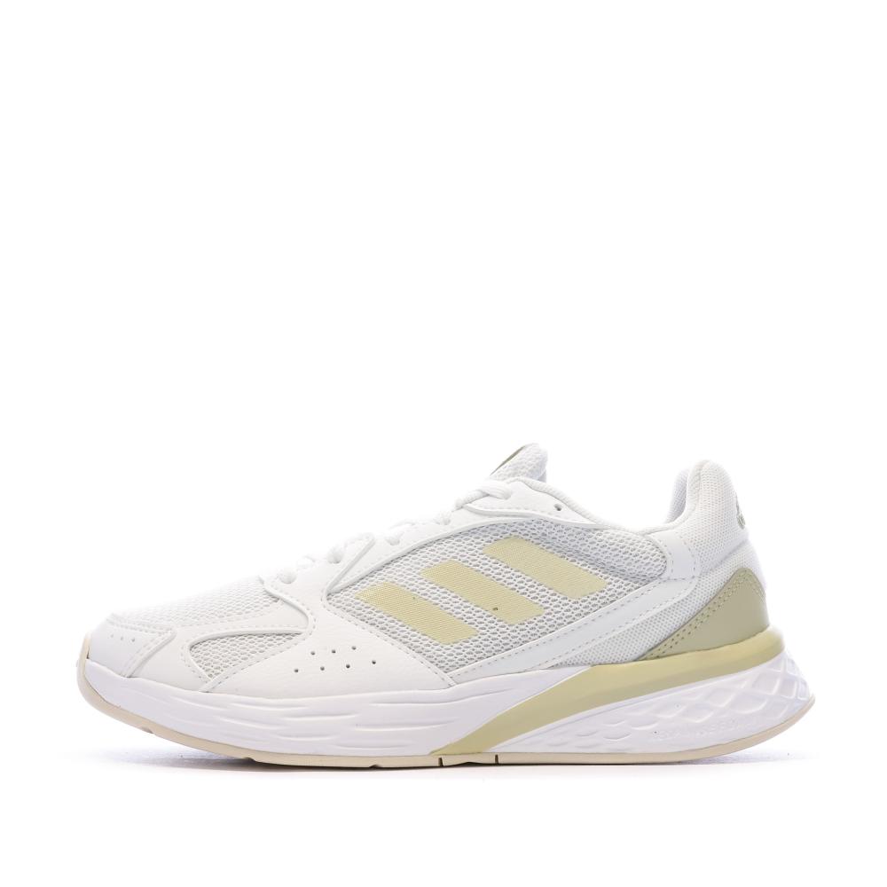 Chaussure de running Blanc/Beige Femme Adidas Response Run pas cher