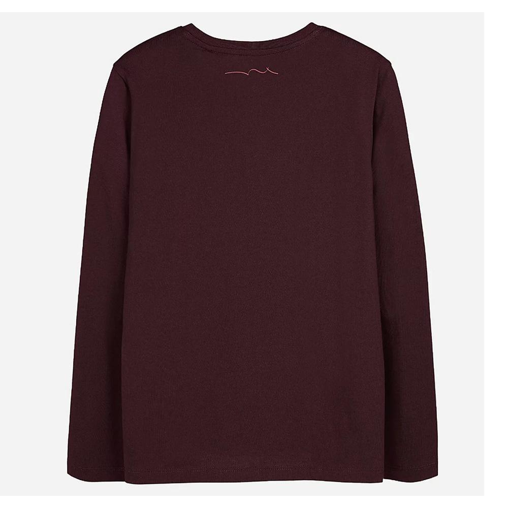 T-Shirt Manches Longues Bordeaux Garçon Teddy Smith Evan vue 2