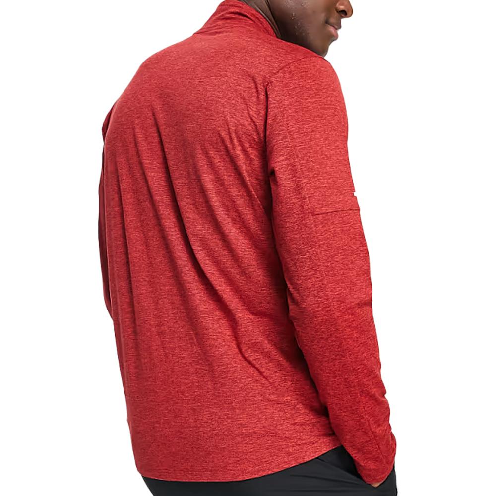 T-shirt Manches Longues Rouge Homme Nike Elmnt vue 2