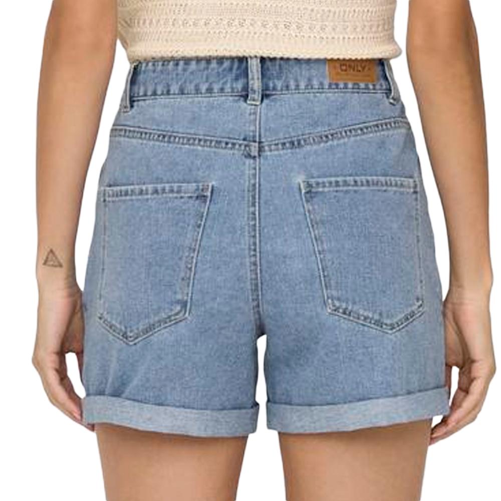 Short en Jean Bleu Femme Only Vega vue 2