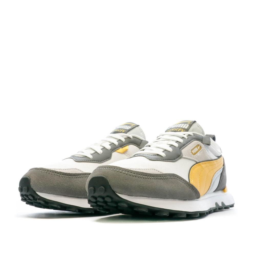Baskets Gris/Jaune Homme Puma Rider Future Vintage vue 6