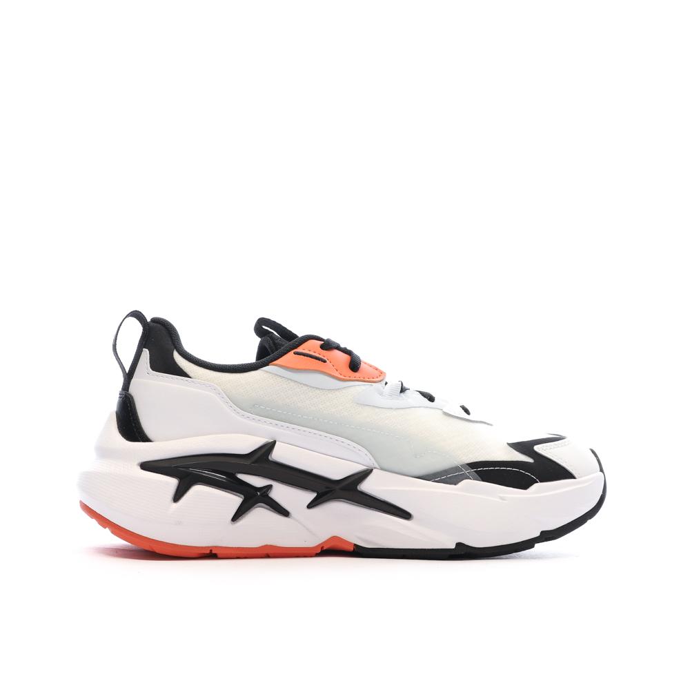 Baskets Blanches/Noires Femme Puma Spina vue 2