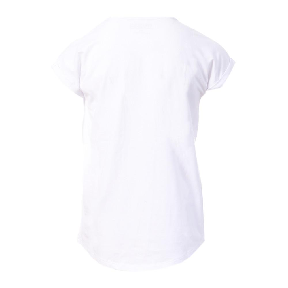 T-shirt Blanc/Rose/Bleu Fille Guess 6YW1 vue 2