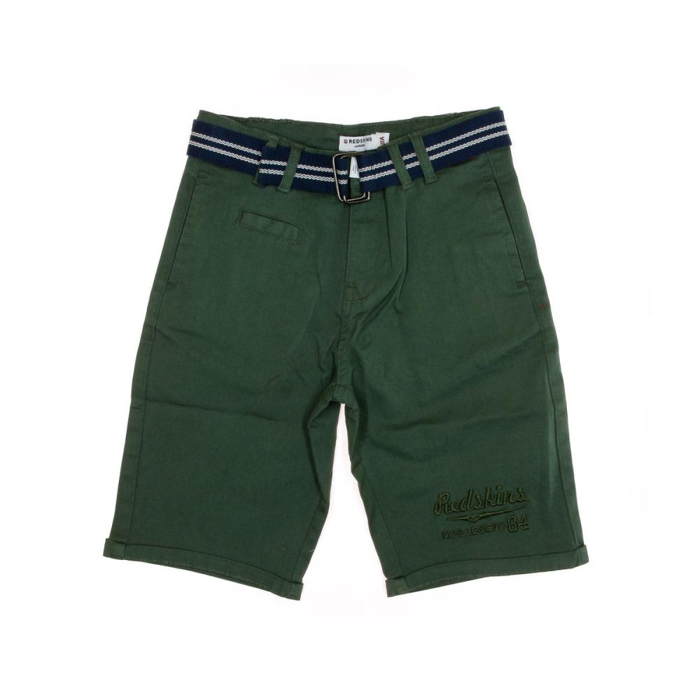 Short Kaki Garçon Redskins JR pas cher