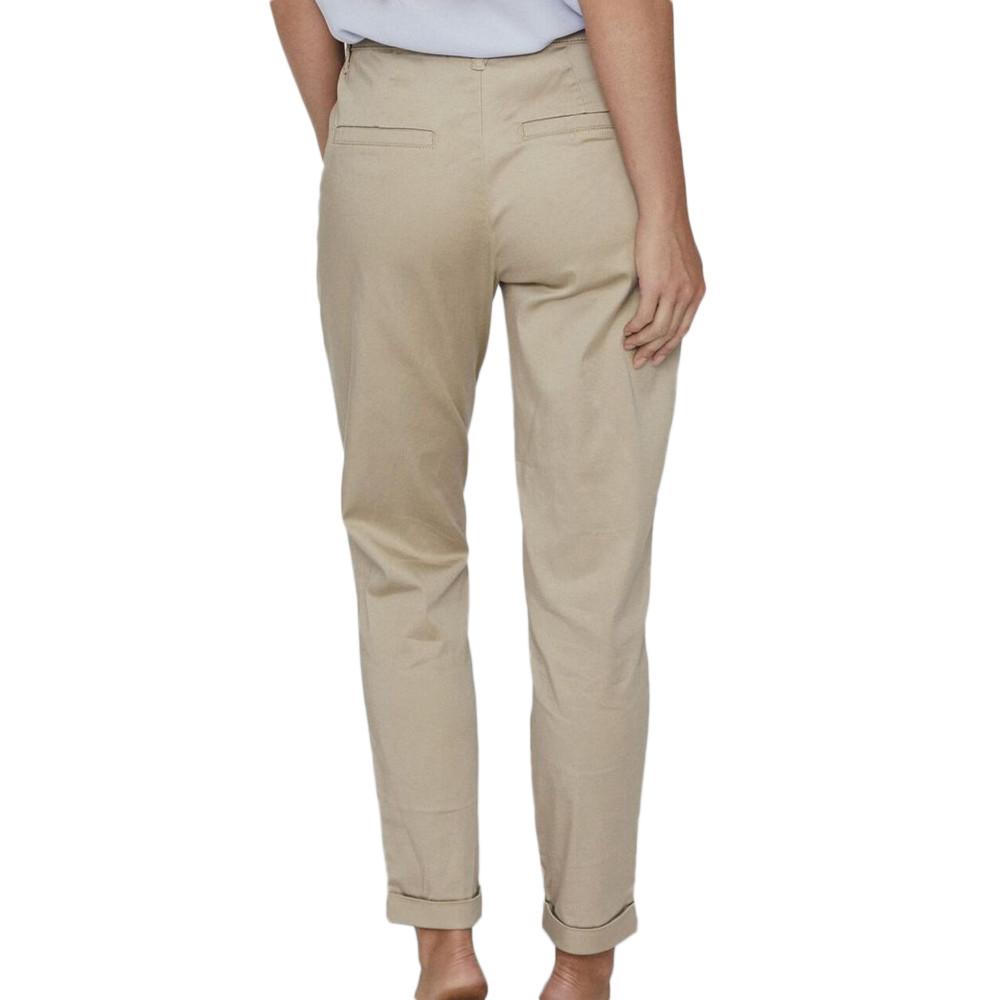 Pantalon Beige Femme Vila Vichino vue 2