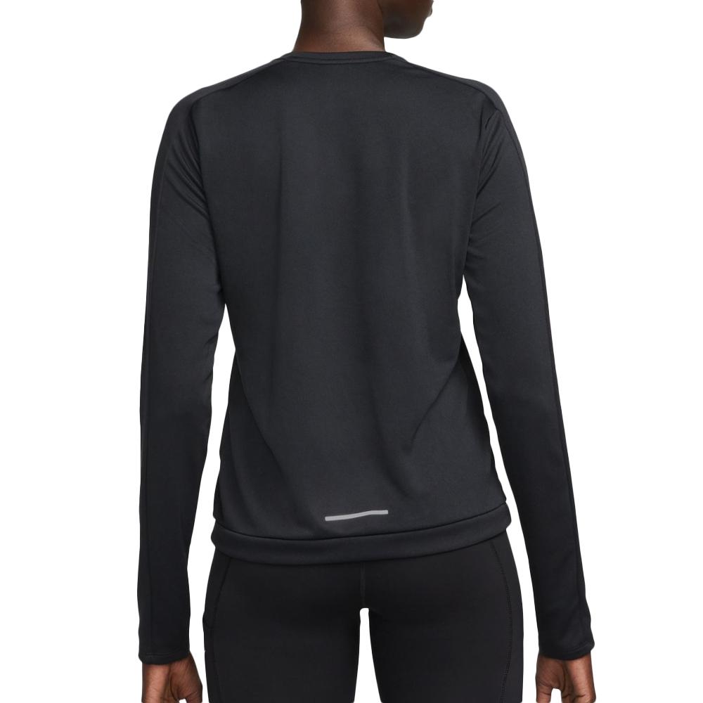 Haut d'entrainement Noir Femme Nike Pacer Crew vue 2