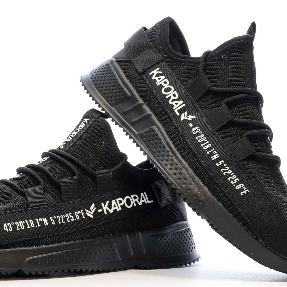 Baskets Noir Homme Kaporal Dofino vue 7