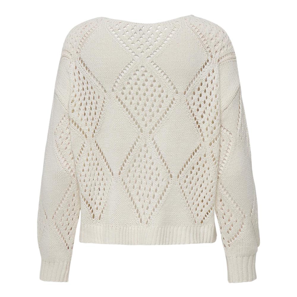 Pull Ecru Femme Only Patricia vue 2