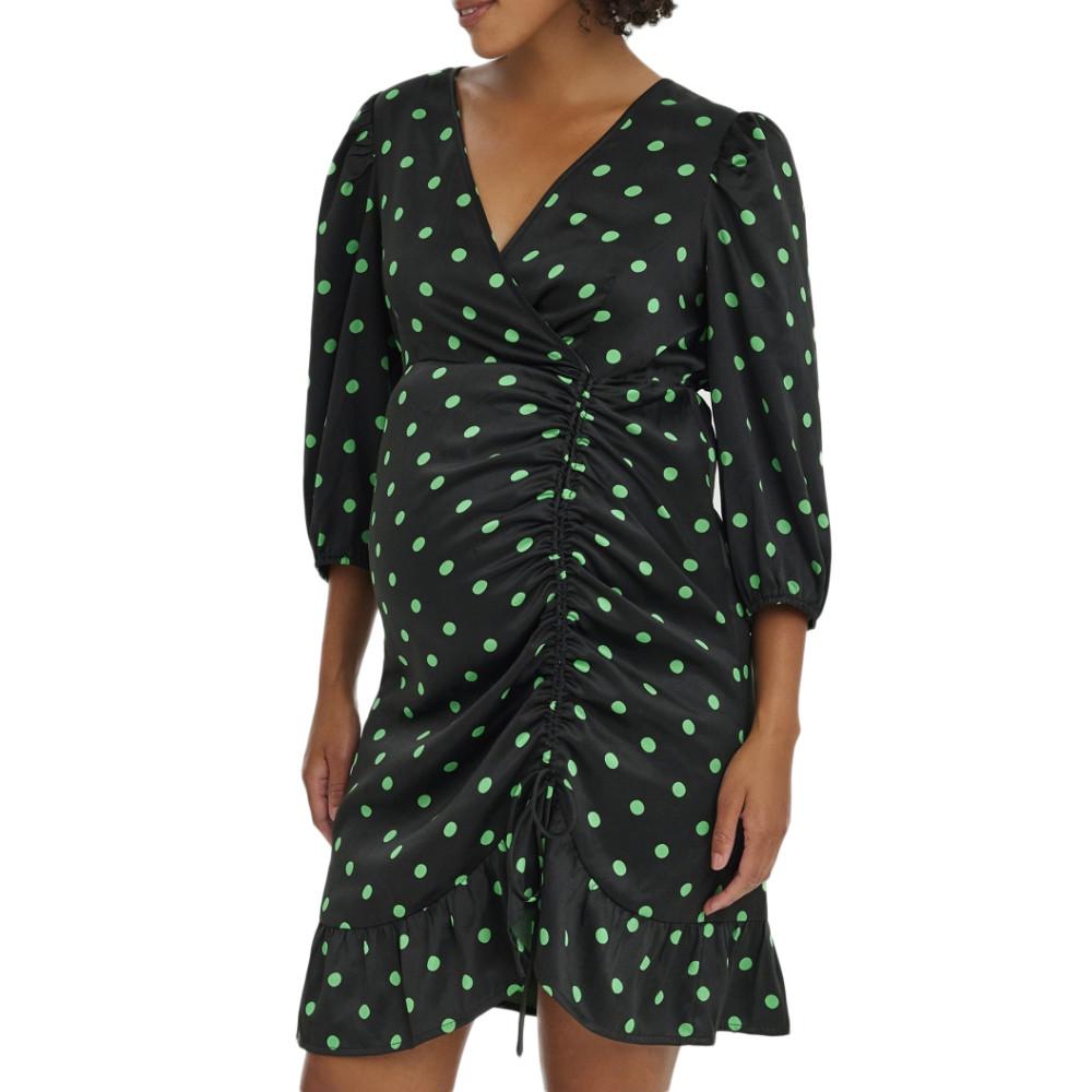 Robe Noir/Vert Femme Vero Moda Marternity Messi pas cher