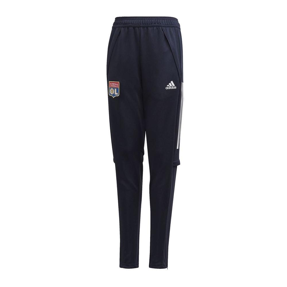 Olympique Lyonnais Jogging Marine Junior Adidas 20/21 pas cher