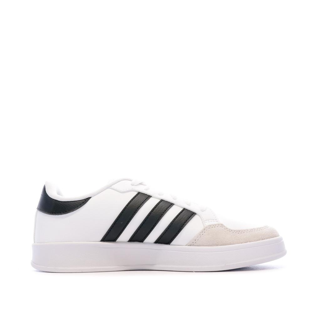 Baskets Blanche Homme Adidas Breaknet vue 2