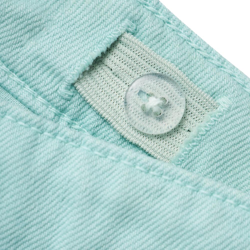 Pantalón corto vaquero verde menta para niña Name it Twi ver 3