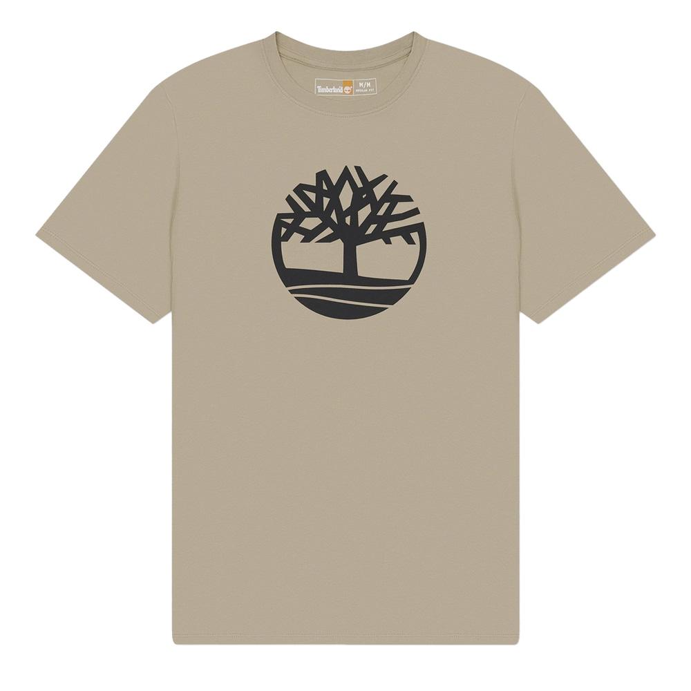 T-Shirt Beige Homme Timberland Sleeve 1 vue 2