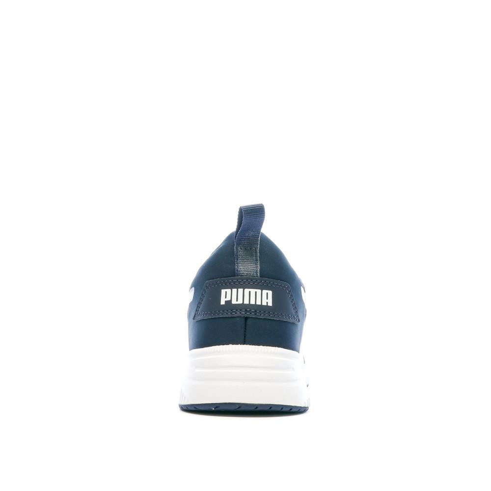 Baskets Marine/Blanc Homme Puma Flyer Flex vue 3
