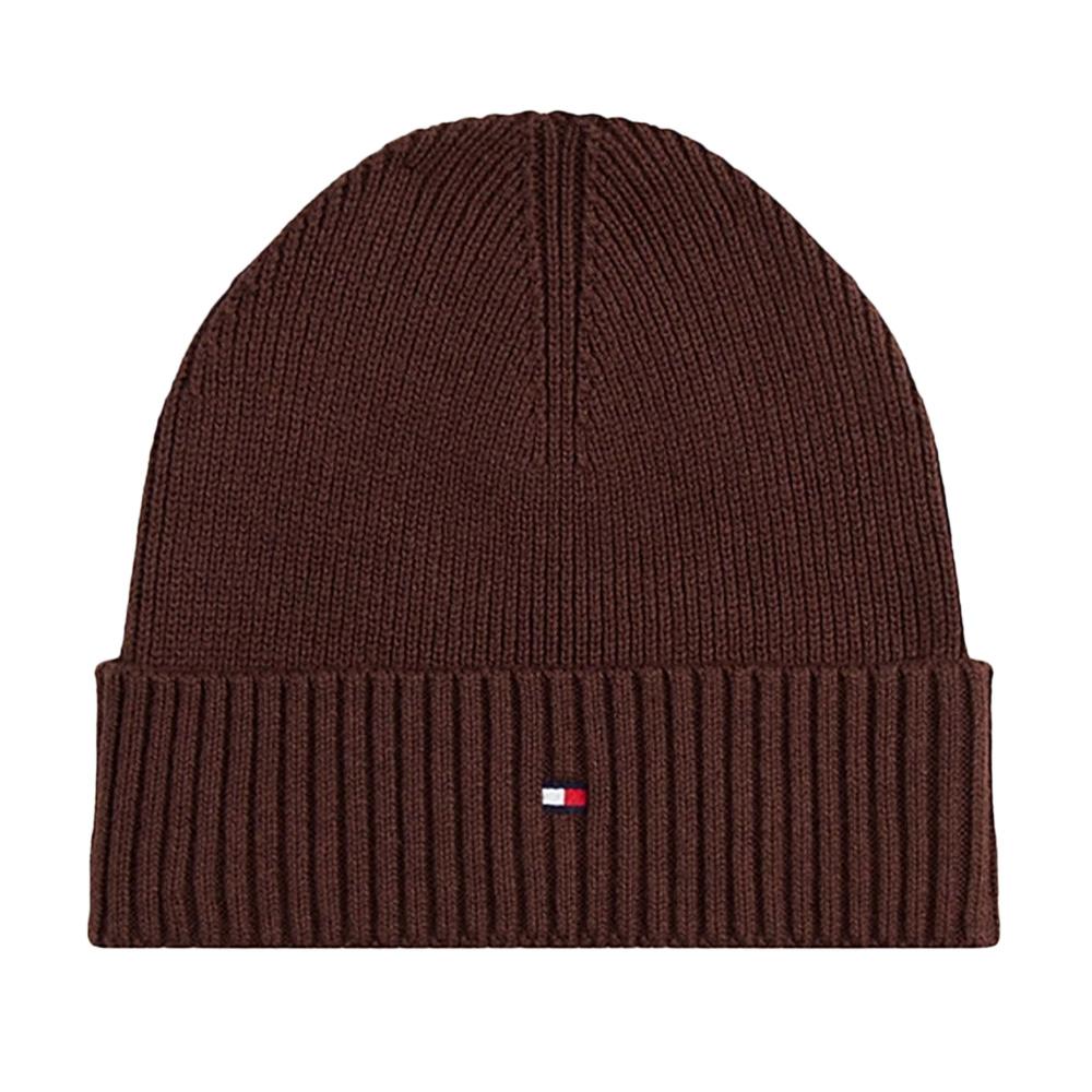 Bonnet Marron Homme Tommy Hilfiger Pima Flag pas cher