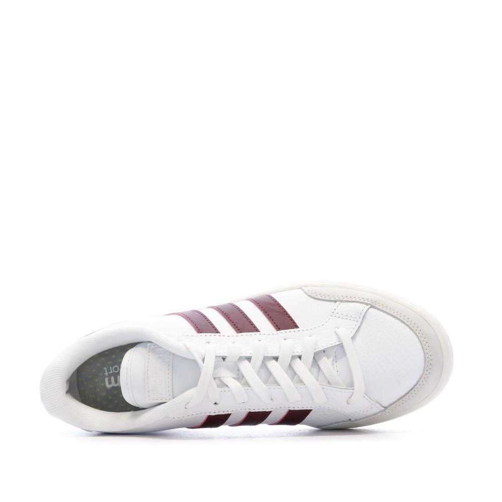 Baskets Blanche Homme Adidas Grand Court vue 4