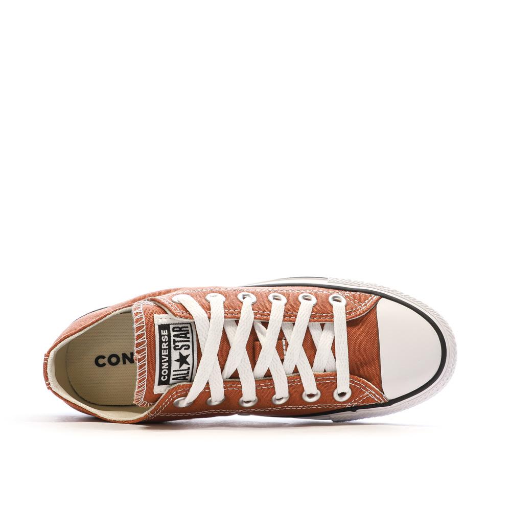 Baskets Orange Converse Homme Chuck Taylor All Star Nutshell vue 4