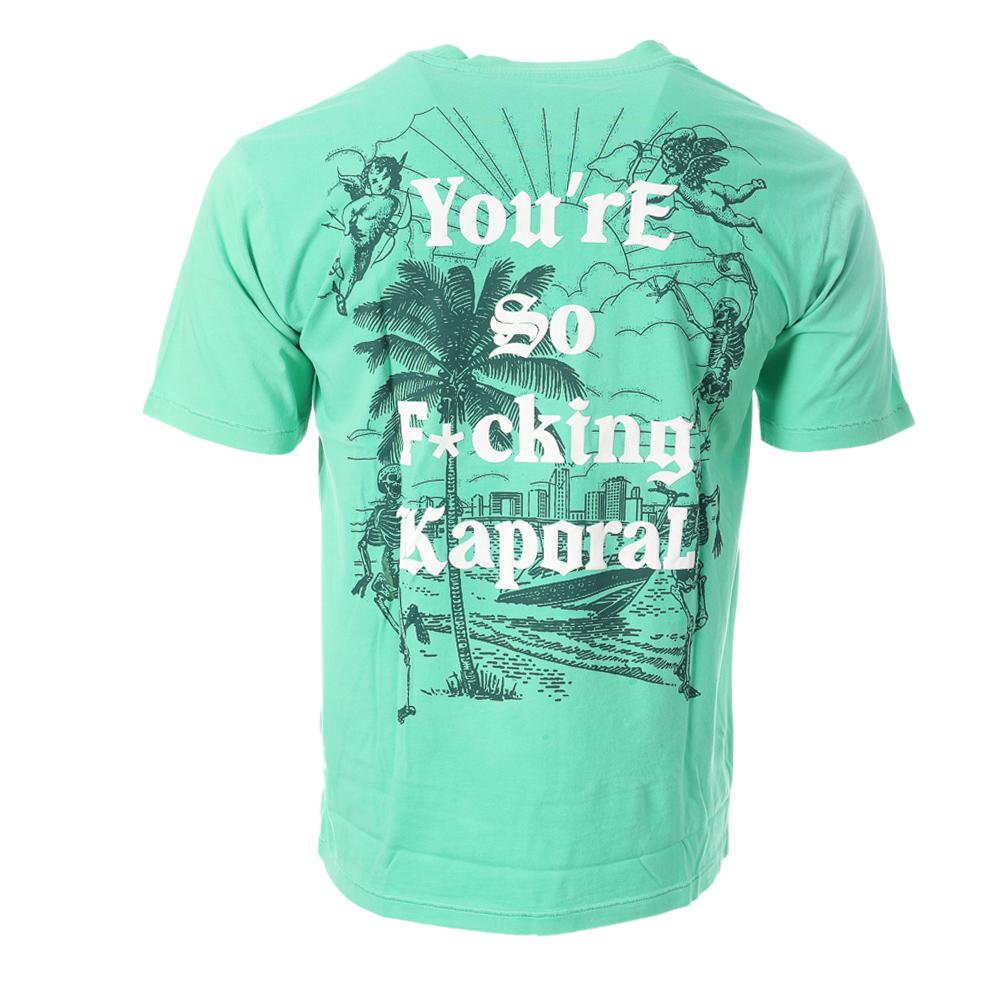 T-Shirt Vert Homme Kaporal TORINH25M11 vue 2