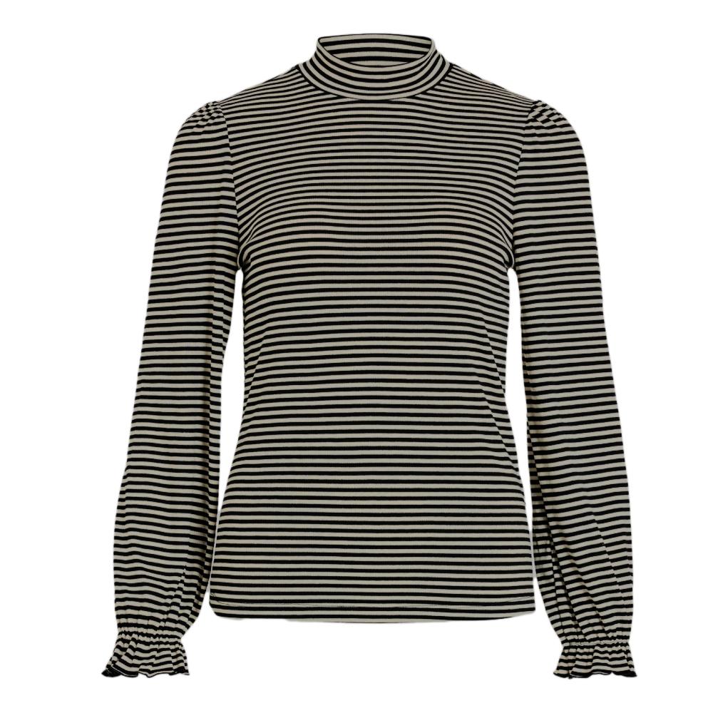 Pull Marron/Noir Femme Vila Visabia pas cher