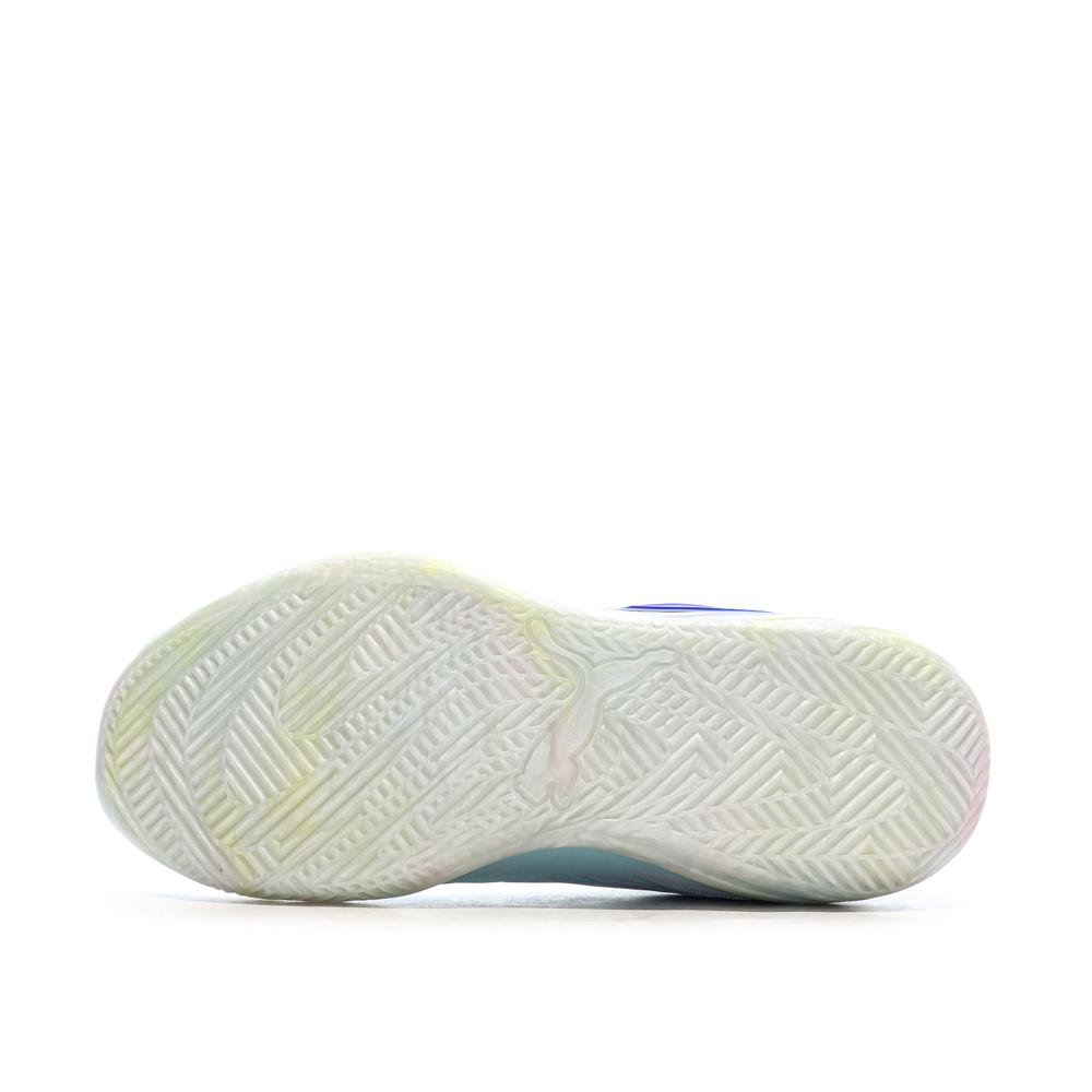 Chaussures de Basketball Blanc/Bleu Homme Puma All-pro Nitro Elite vue 5