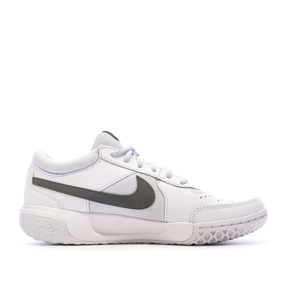 Baskets Blanches/Grises Femme Nike Zoom vue 2