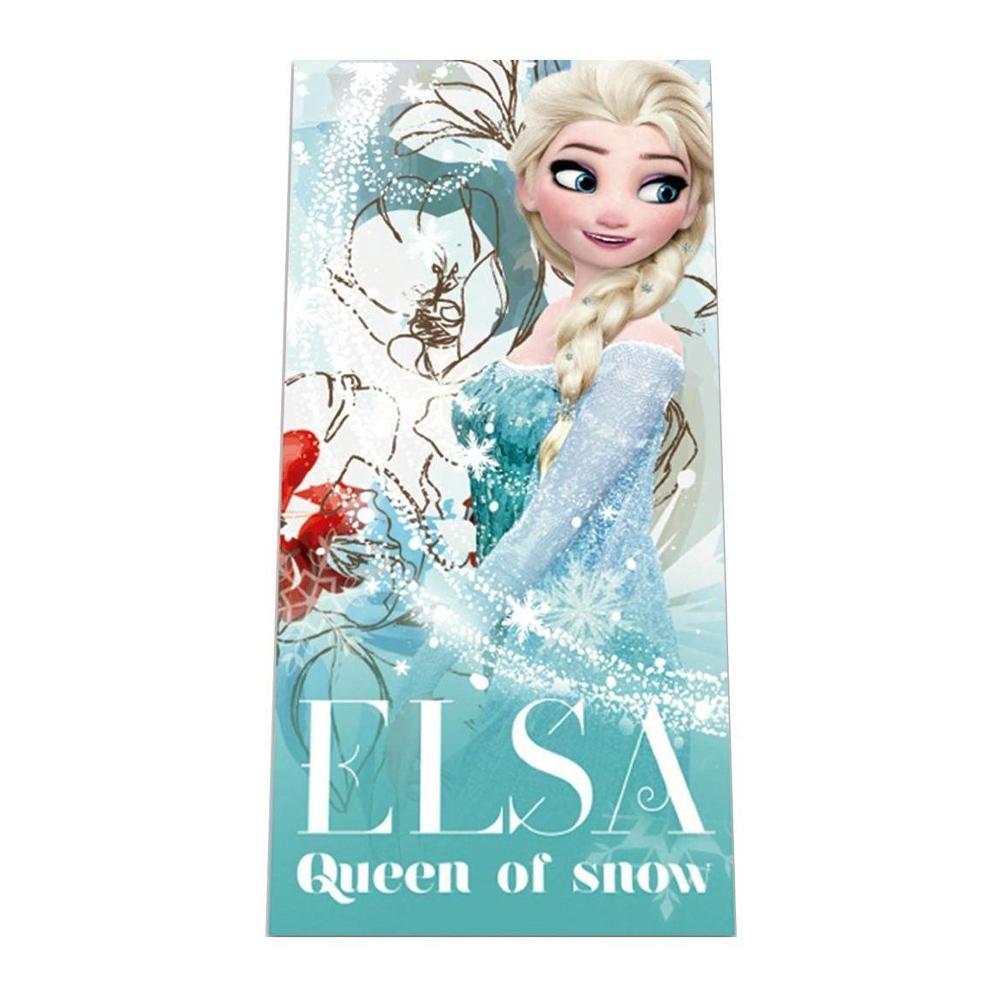 Serviette Rose/Bleu Fille Sport Zone La Reine Des Neiges pas cher