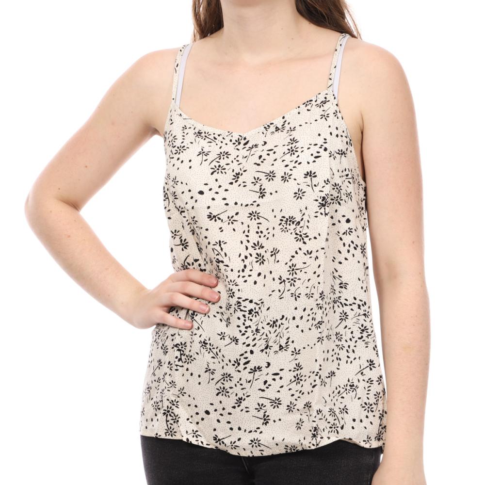 Débardeur à fleurs crème Femme JDY STAAR pas cher