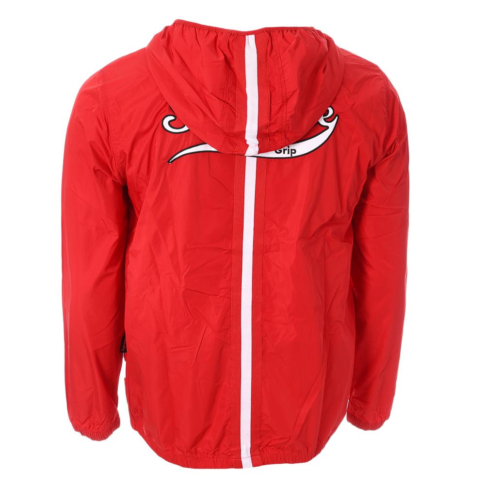 Veste Coupe-Vent Rouge Homme Supreme Grip Treeko vue 2
