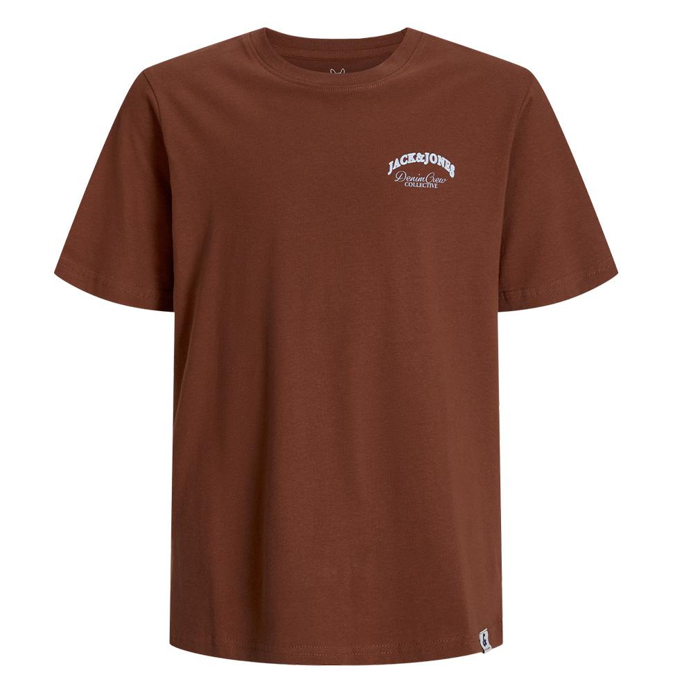 T-Shirt Marron Garçon Jack & Jones Whtiley pas cher