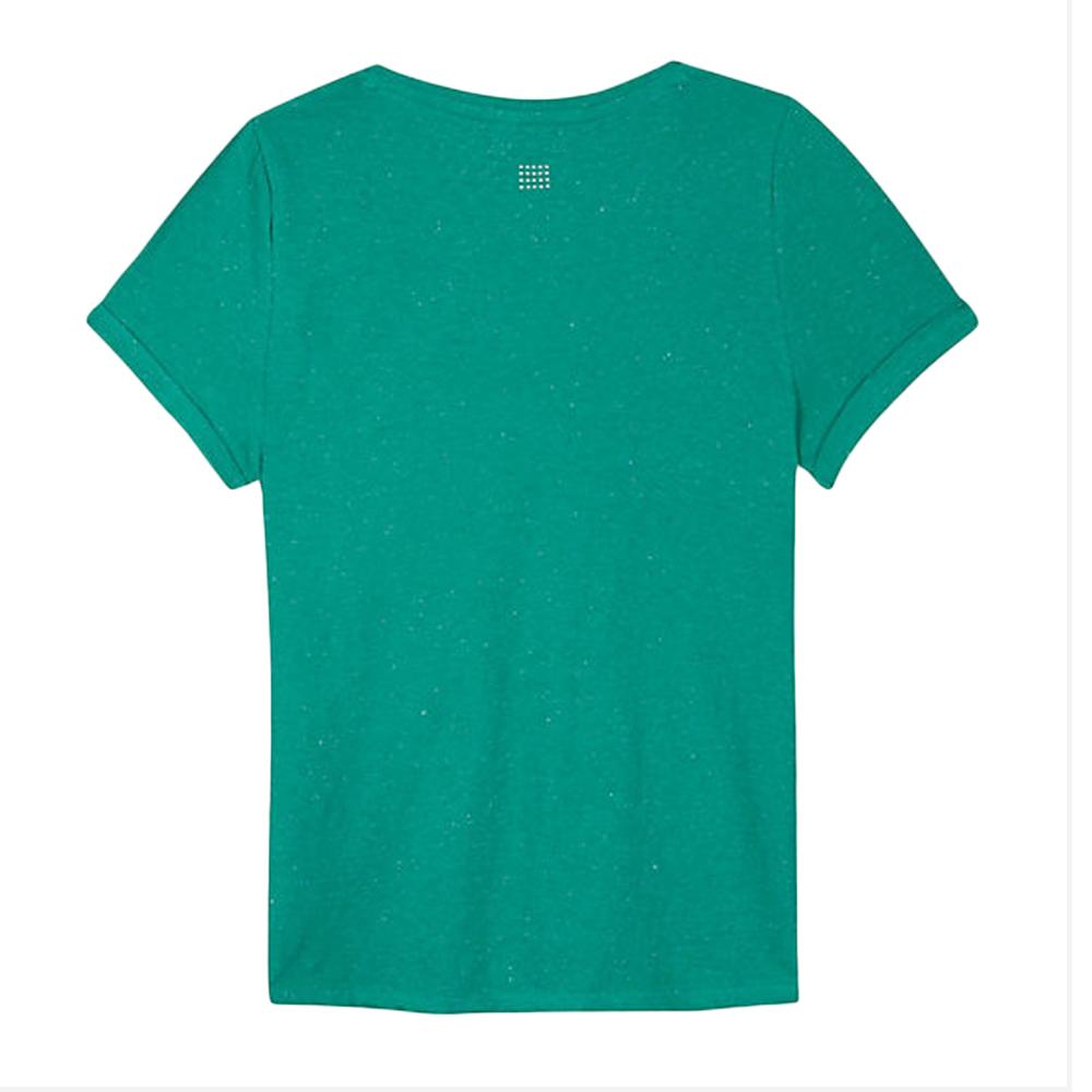 T-shirt Vert Femme TBS ADINATEE vue 2