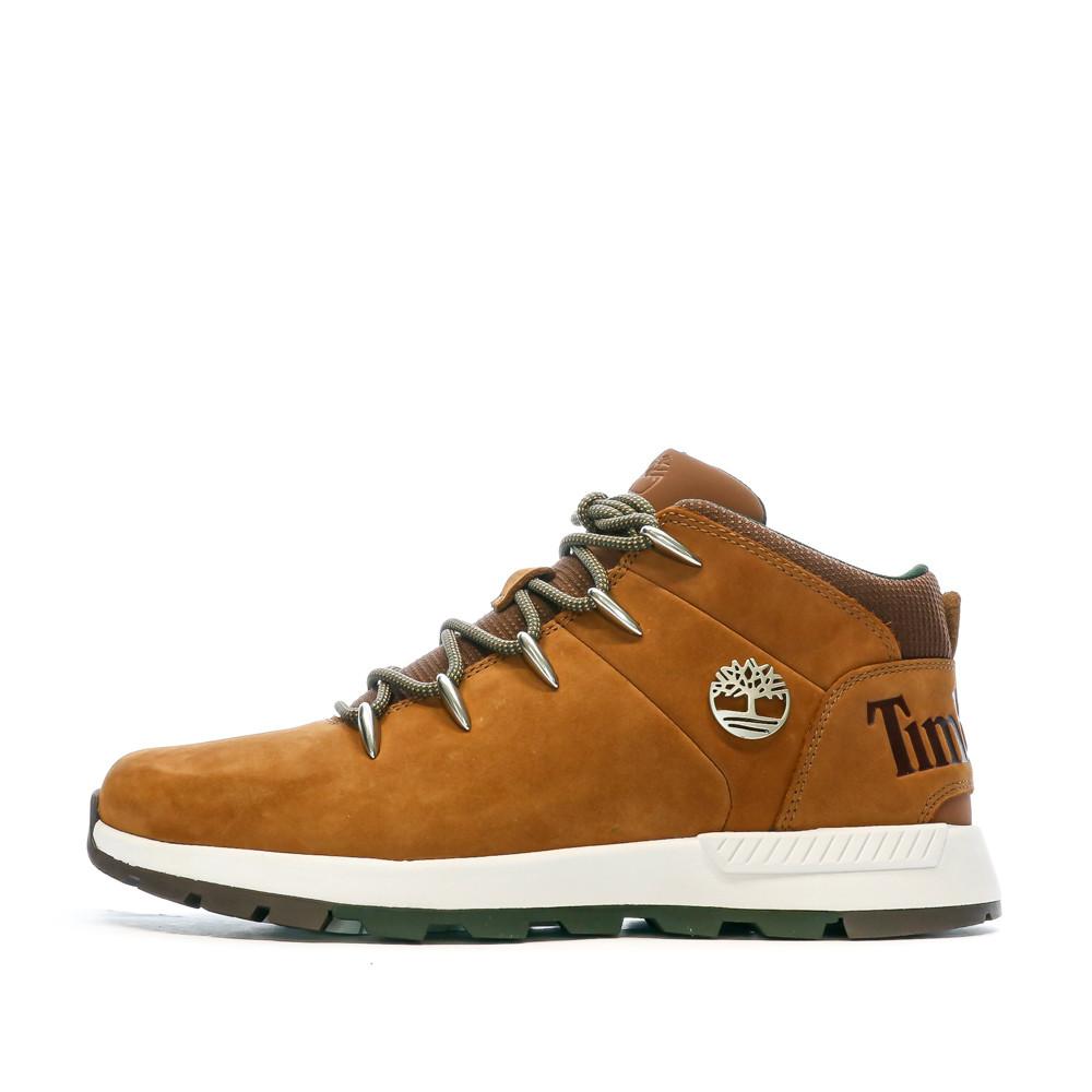 Baskets Marron Foncé Homme Timberland Sprint Trekker pas cher