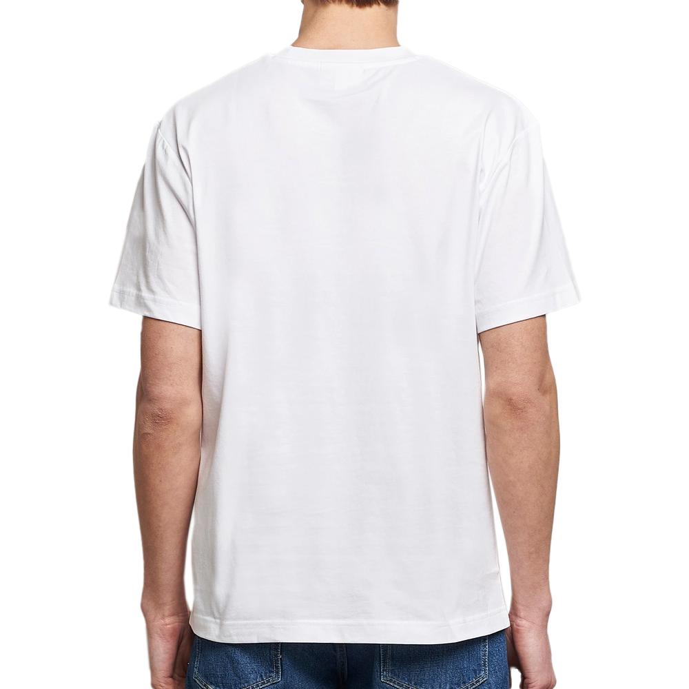 T-shirt Blanc Homme Lacoste Klassiek vue 2