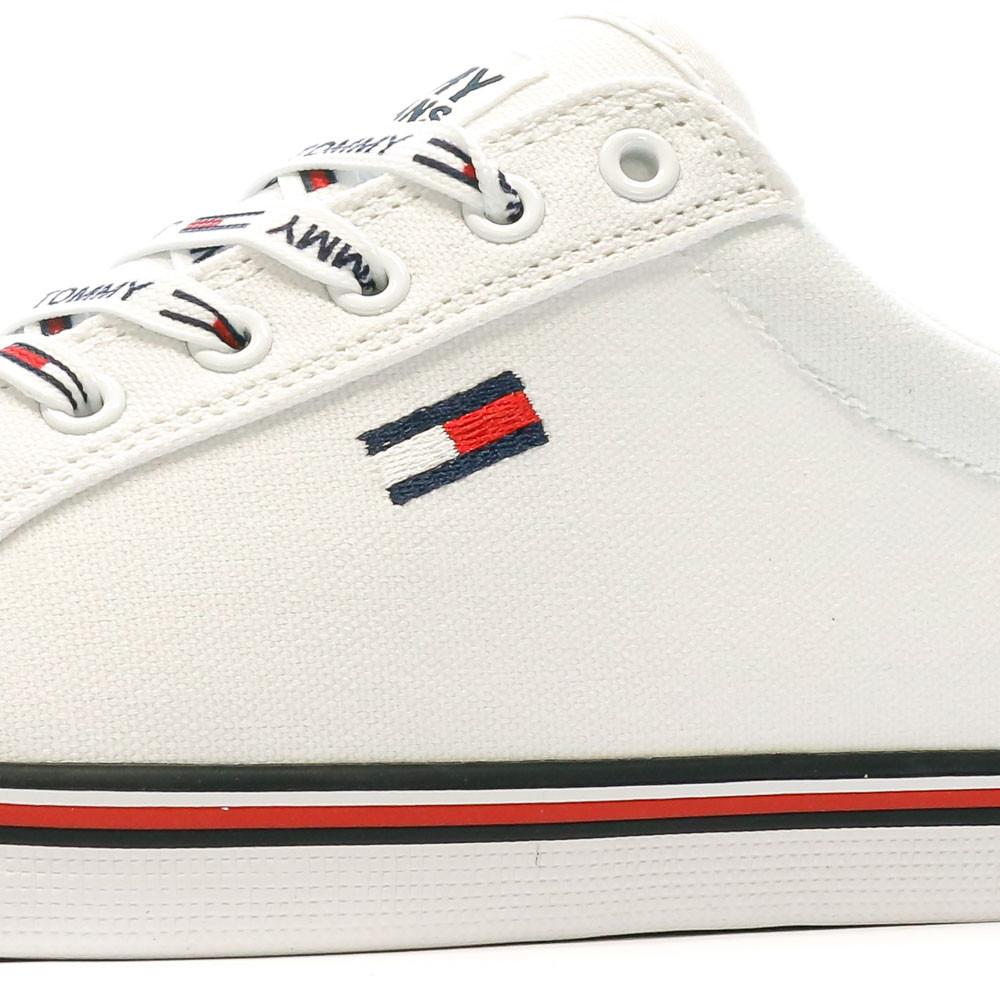 Baskets Blanc Femme Tommy Hilfiger Essential Lace vue 7