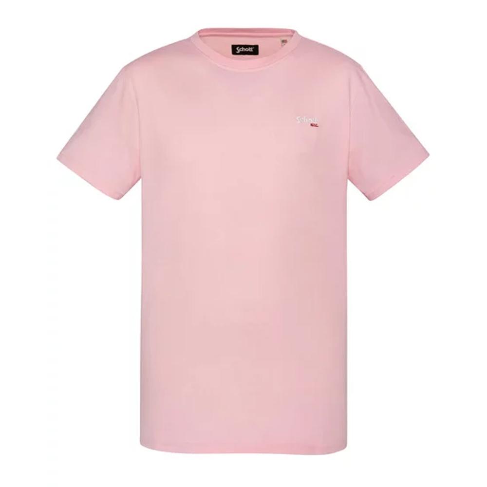 T-shirt Rose Homme Schott TSCREW pas cher
