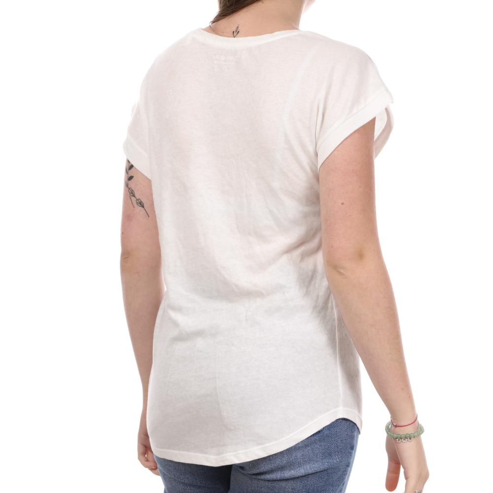 T-shirt Blanc Femme Teddy Smith Tobli vue 2