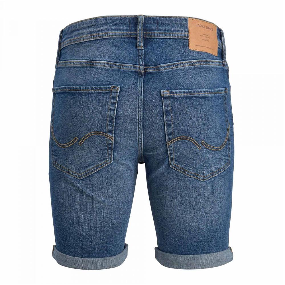 Short en jean Bleu Homme Jack & Jones Iwhrick vue 2