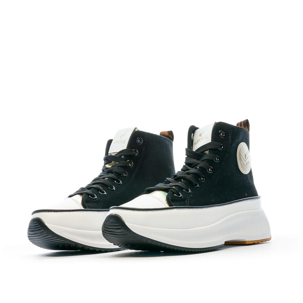 Baskets Montantes Noires Femme Kaporal Christy vue 5