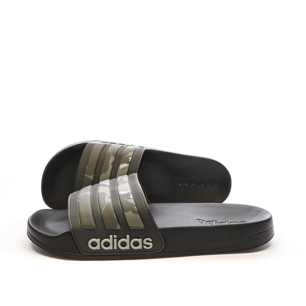Claquettes Noires/Kaki Homme Adidas Adilette Shower pas cher