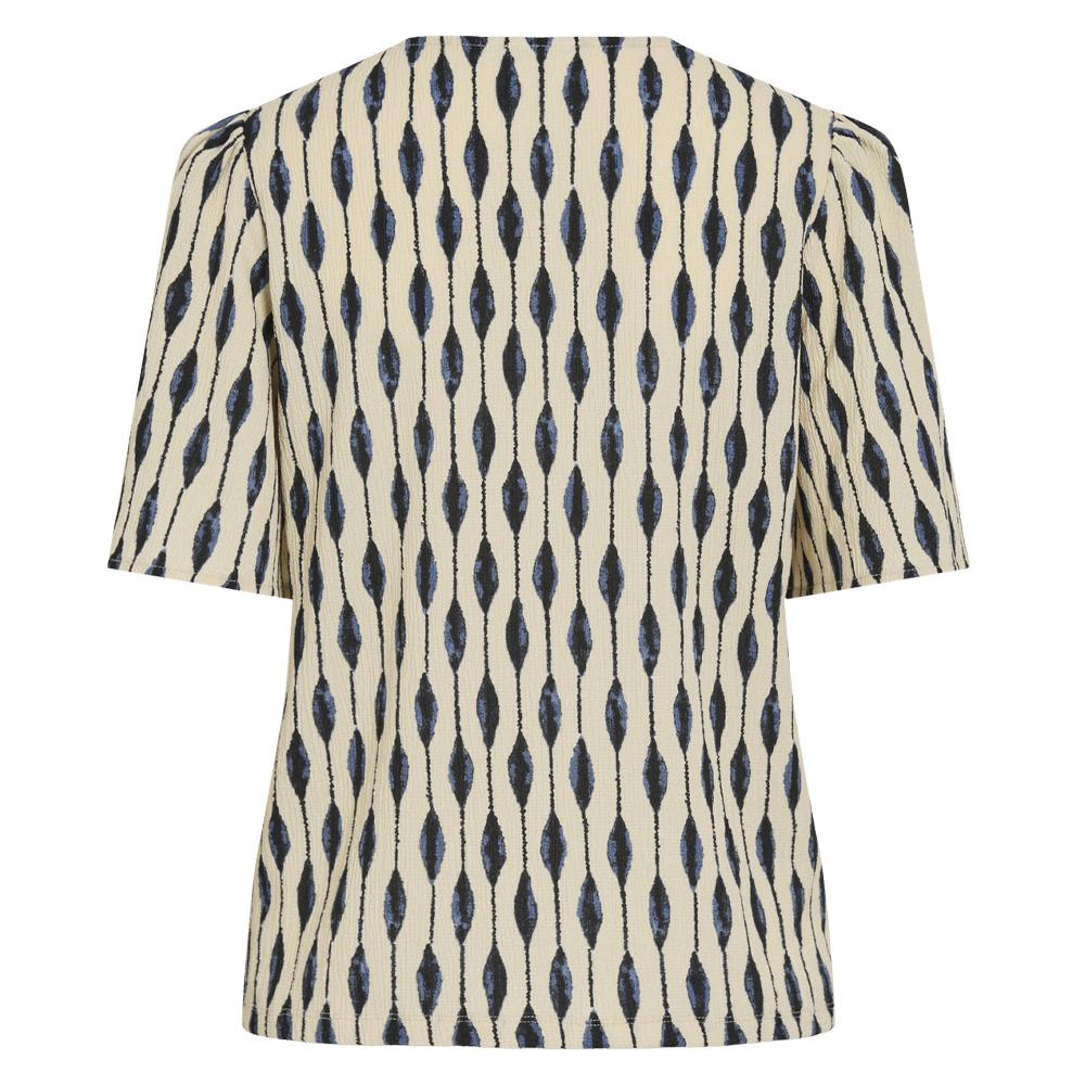Vila Viadda Women’s Beige/Blue Top Photo of the Espace des Marques %store% store - view of %key%
