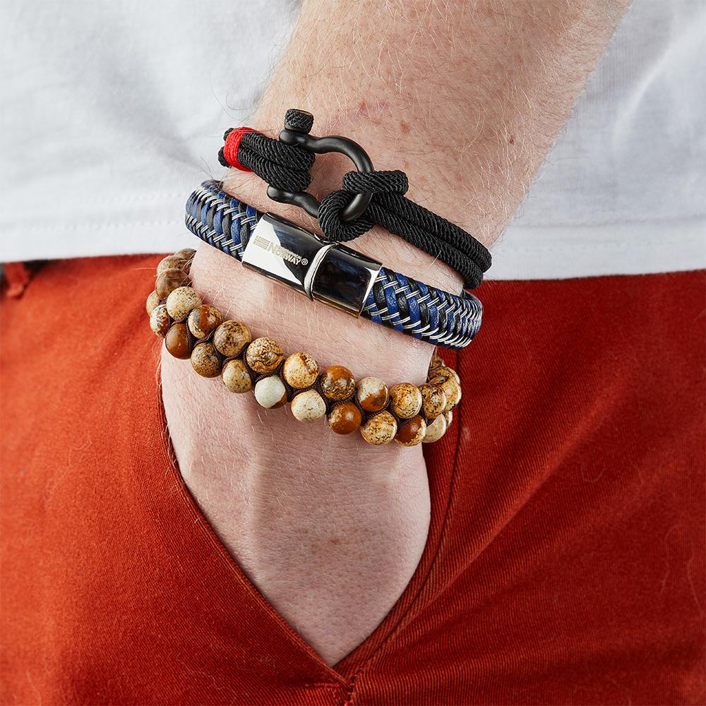 Bracelet Marroné Homme Geographical Norway 315076 vue 2