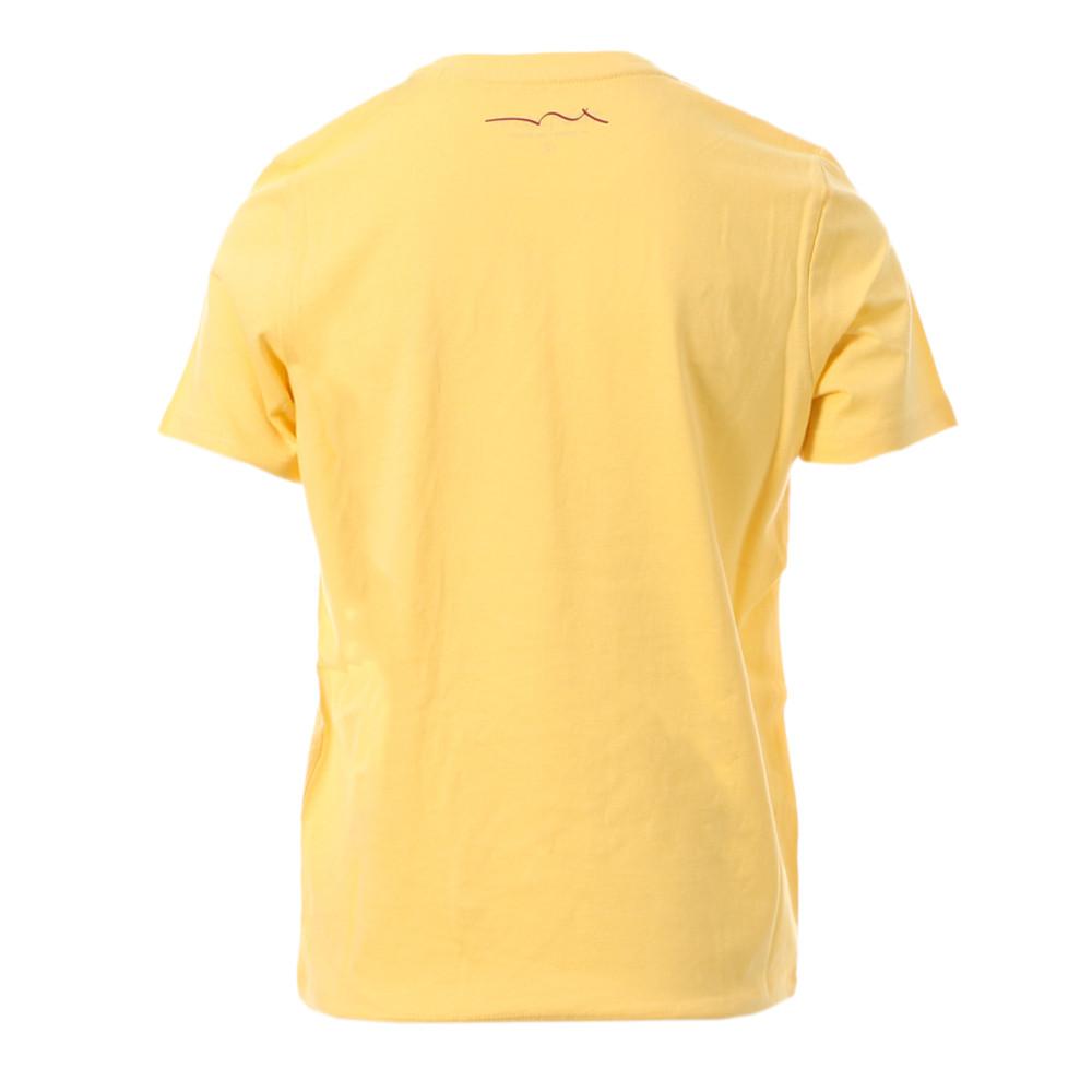 T-shirt Jaune Garçon Teddy Smith 61007414D vue 2