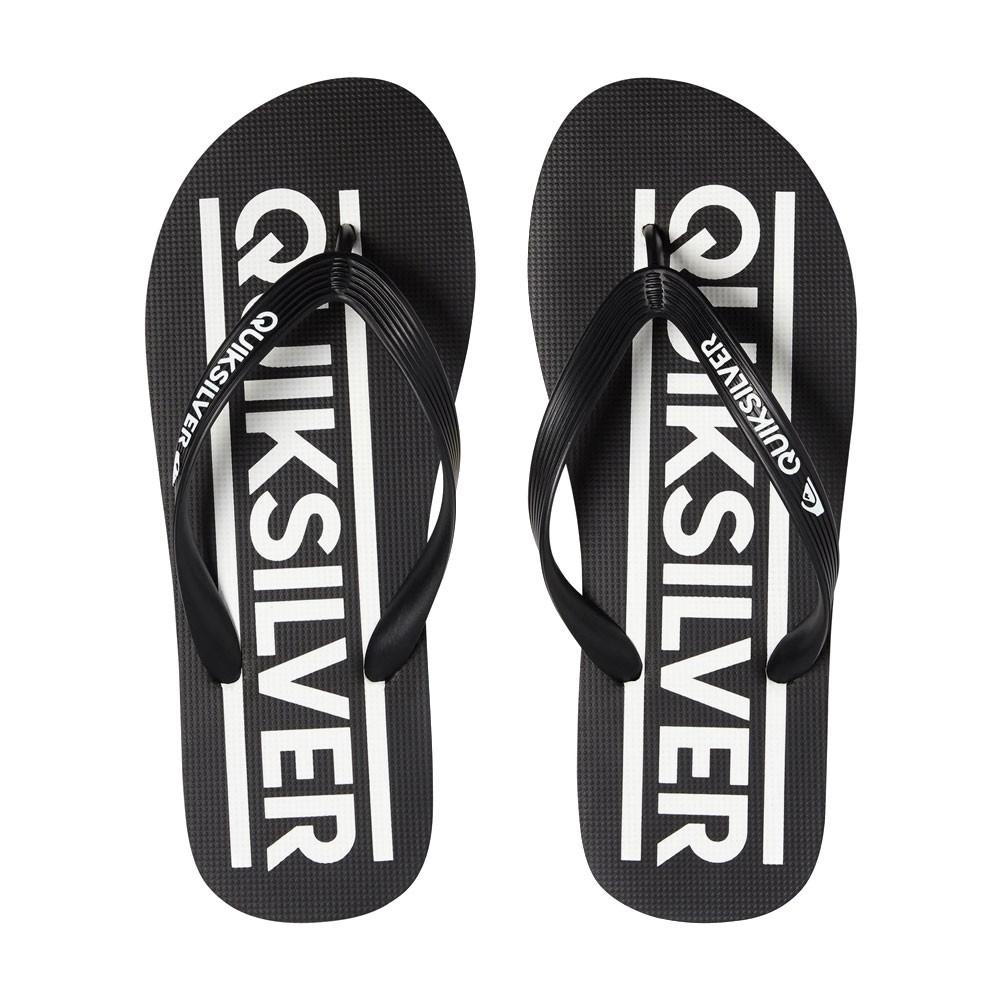 Tongs noir garçon Quiksilver Java pas cher