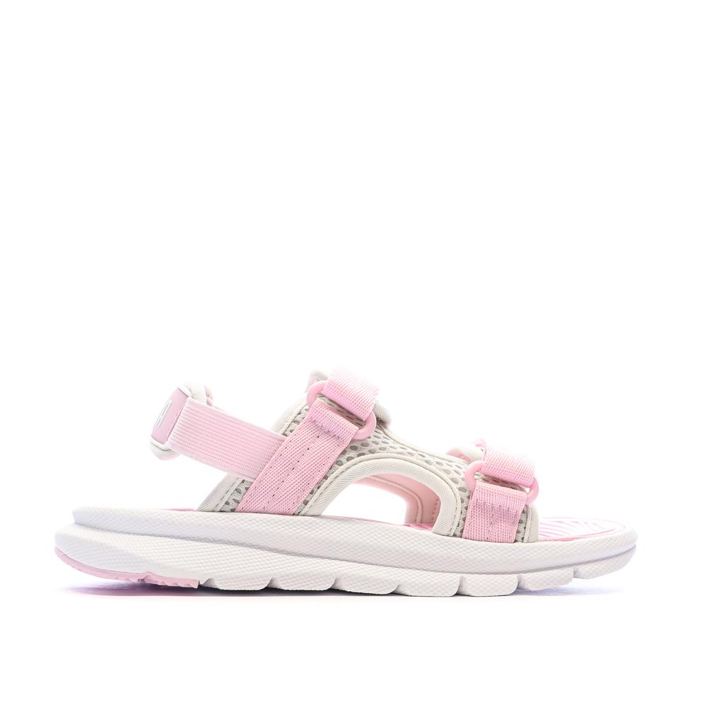 Sandales Beiges/Roses Fille Puma Evolve vue 2