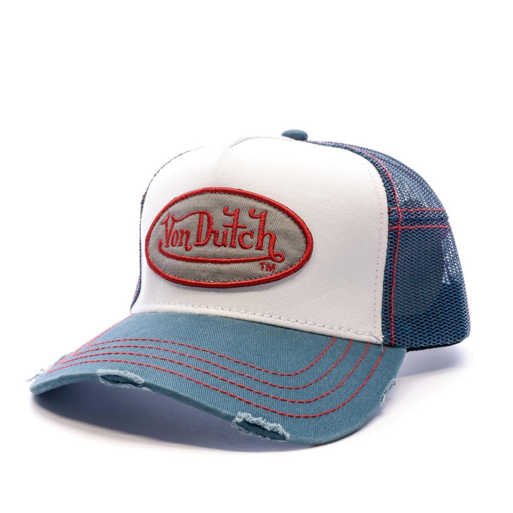 Casquette Bleu/Rouge/Blanc Homme Von Dutch Trucker pas cher